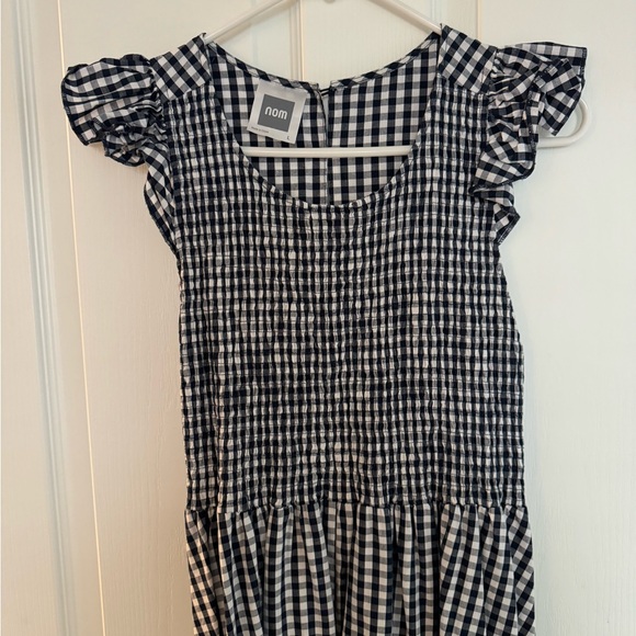 Nom Maternity

Harper Smocked Gingham Midi-Dress - Picture 7 of 7